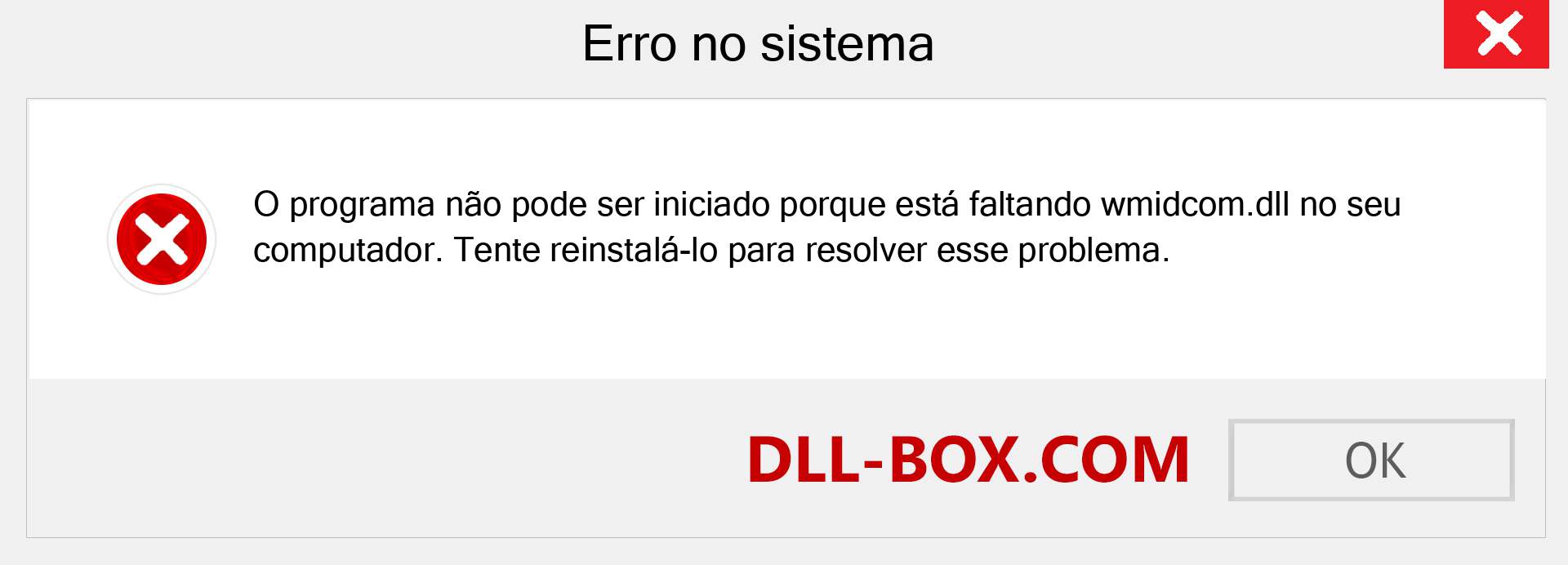 Arquivo wmidcom.dll ausente ?. Download para Windows 7, 8, 10 - Correção de erro ausente wmidcom dll no Windows, fotos, imagens